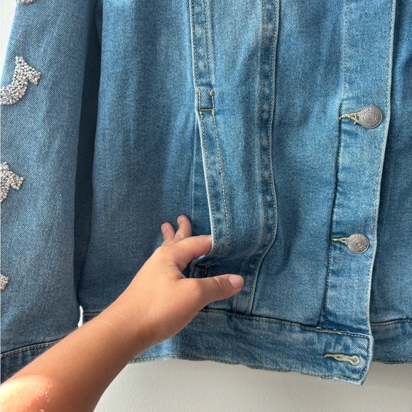 NWT True Religions‎ women's jean jacket size L - Picture 7 of 11